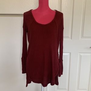 Free People Deep Neck Sweater
